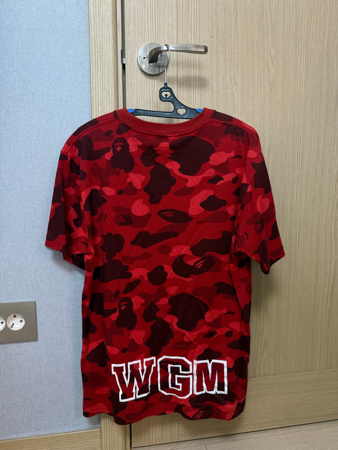 베이프 적계 카모 샤크 반팔 상품이미지2