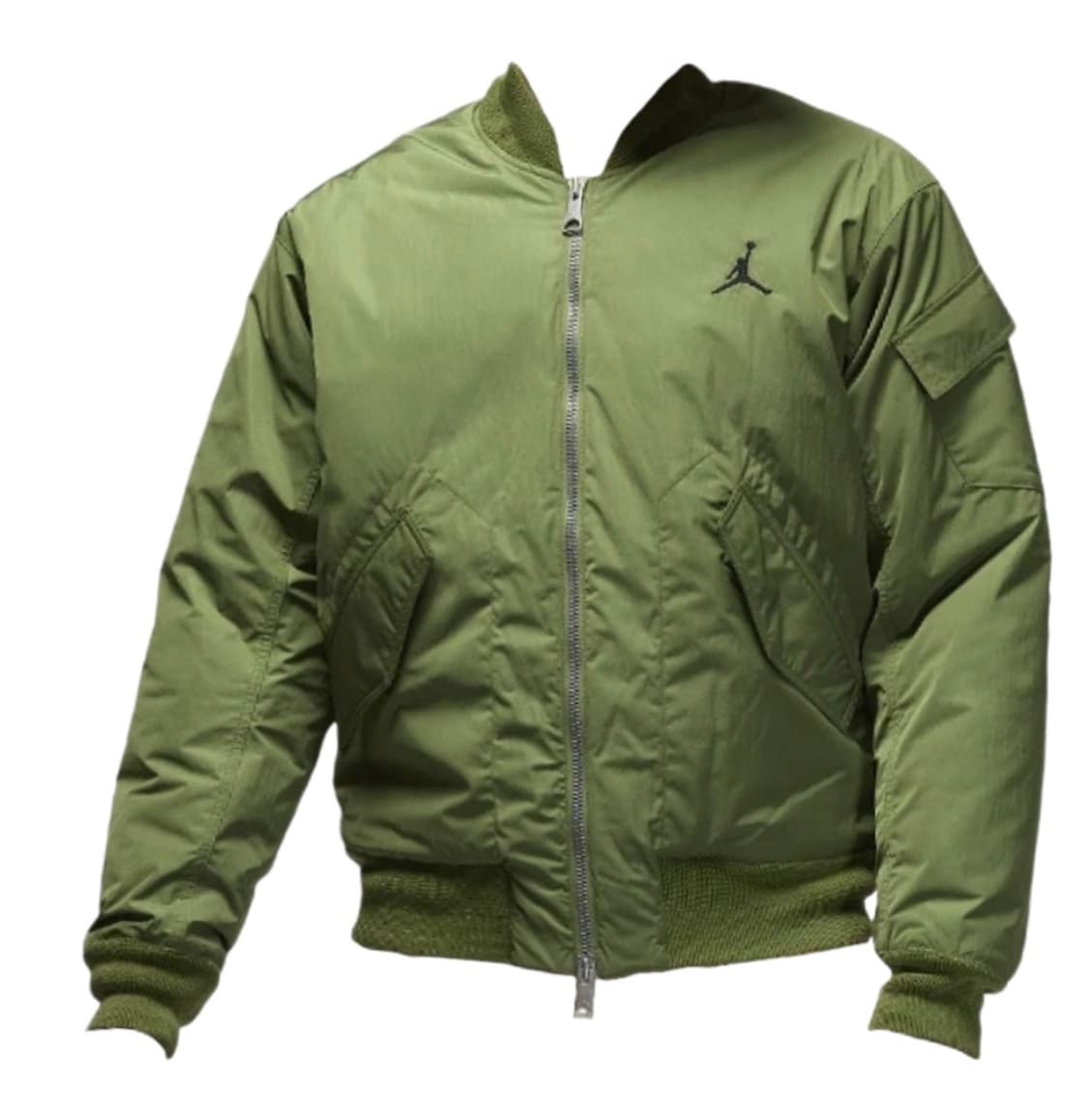 정품새제품 나이키 조던 에센셜 레니게이드 MA-1 올리브 2XL 상품이미지1