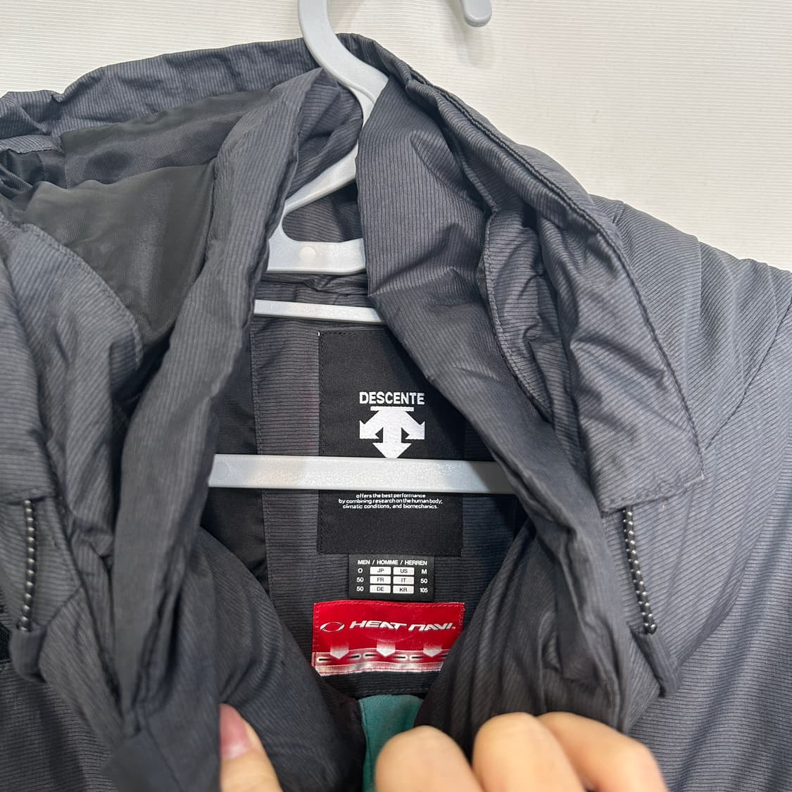 데상트 남성 다운 패딩 105 상품이미지2