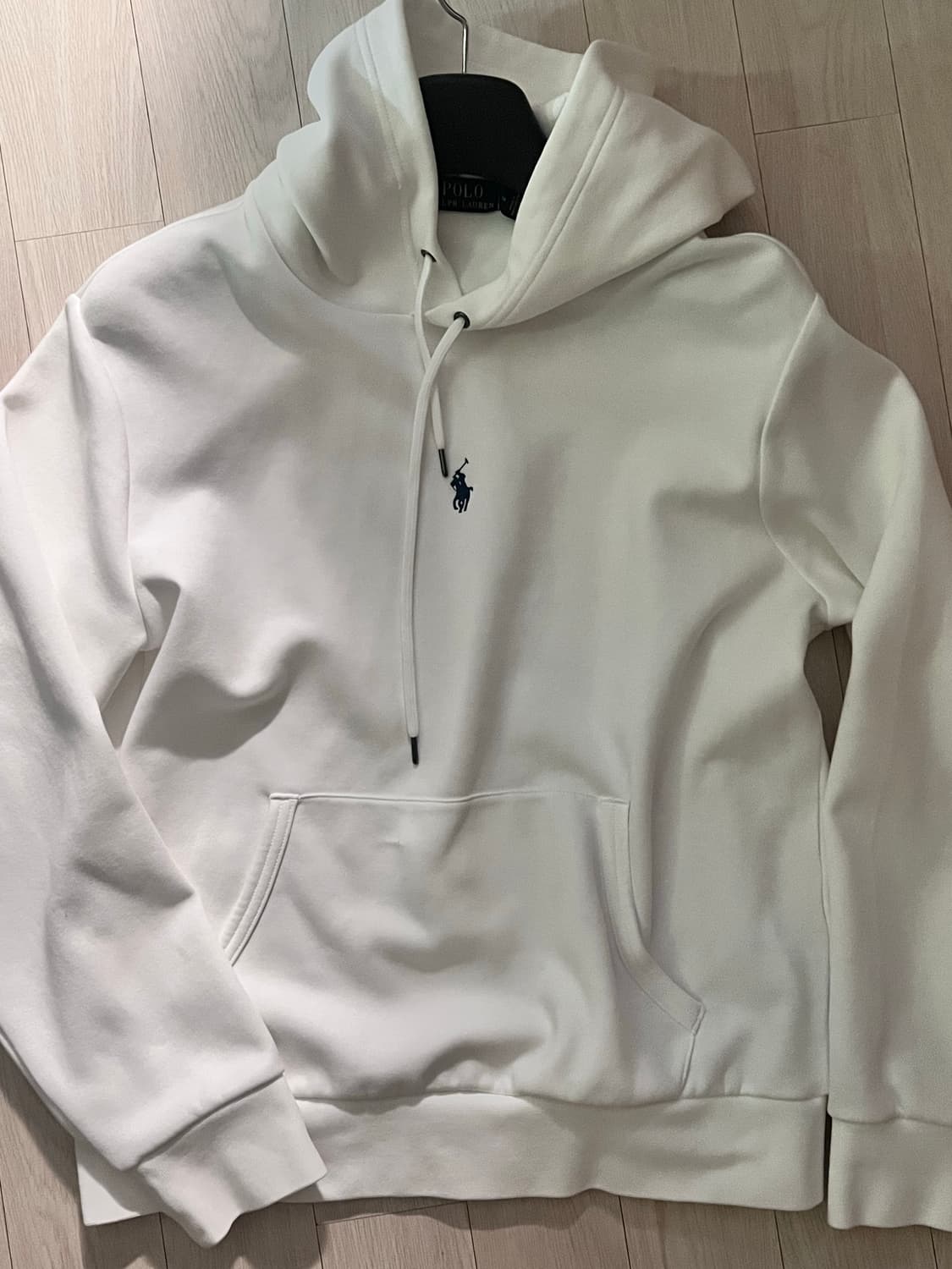 폴로 정품 흰색 후드티(신형) 상품이미지1