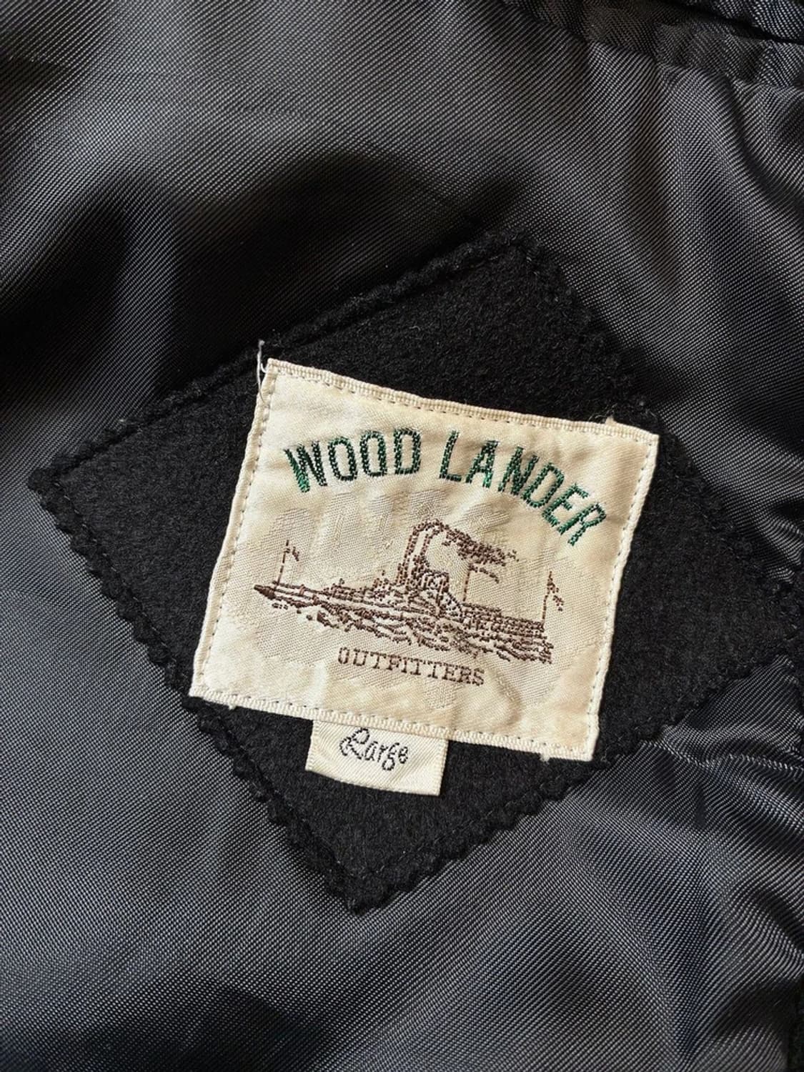 우드랜더 90's 재팬 소가죽 배색 울 코트 PN7249 상품이미지7