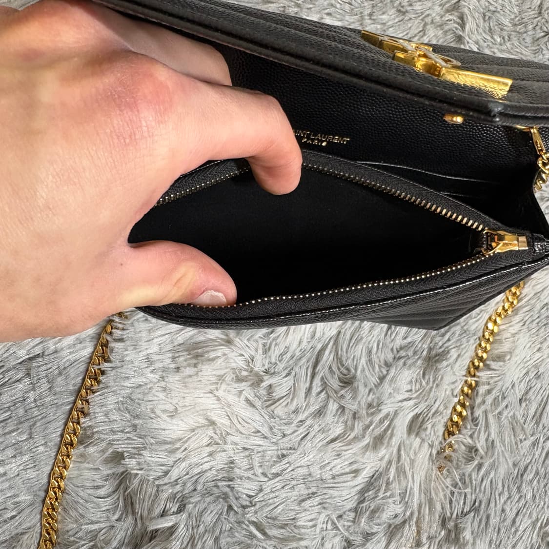 입생로랑 엔벨로프 WOC 금장 숄더백 상품이미지8