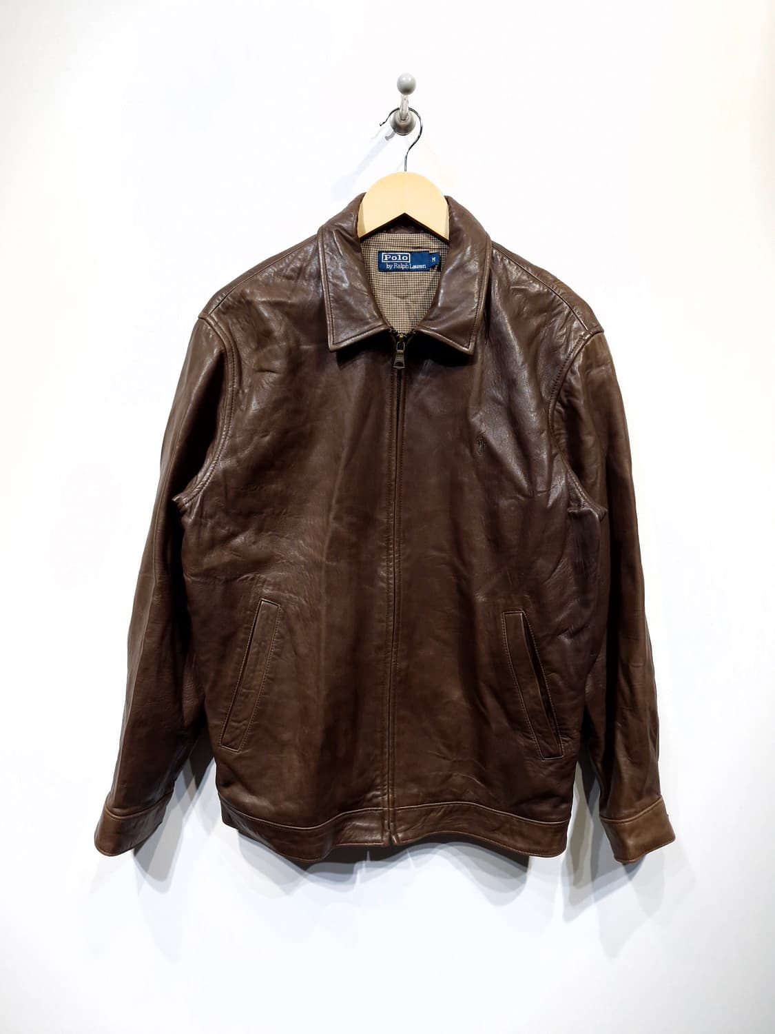 폴로랄프로렌 맥스웰 양가죽 자켓 브라운(M) 상품이미지1