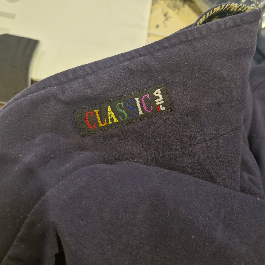 휠라 빈티지 리버시블 블루종 105 상품이미지9