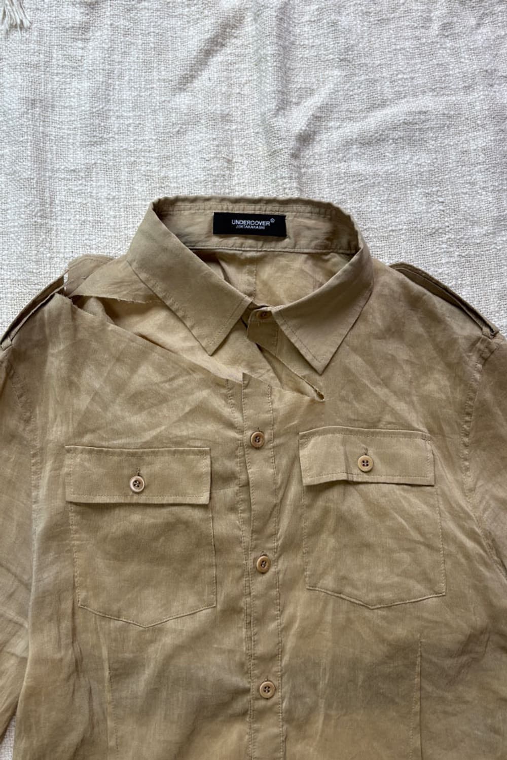 UNDERCOVER Open-Back Cut-Out Shirt 상품이미지4