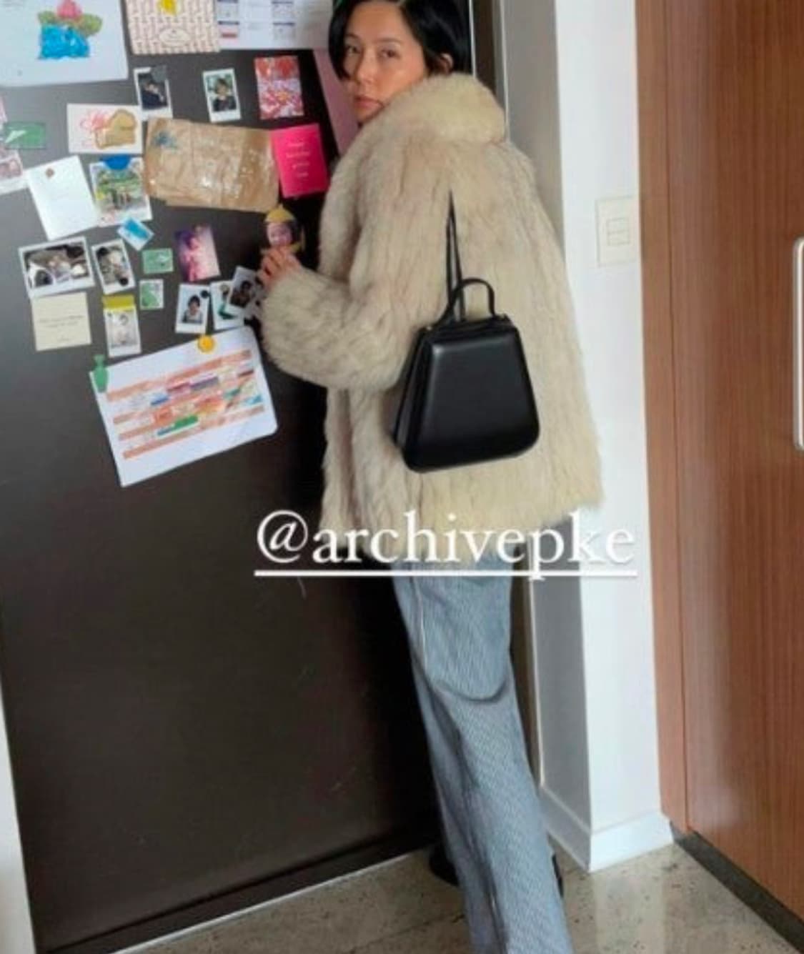 아카이브앱크 쉘틴백 블랙 상품이미지2