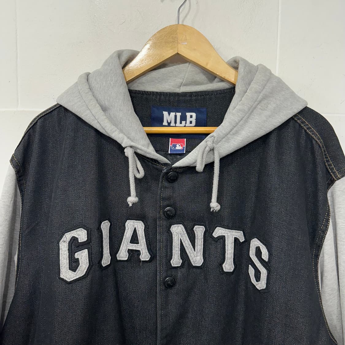 MLB 데님 바시티 자켓 상품이미지2