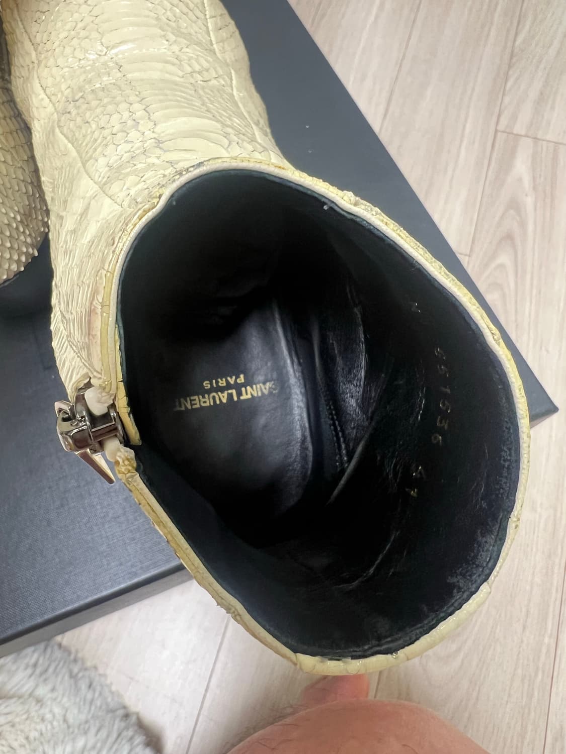 생로랑 / 파이톤 부츠/ 41 상품이미지6