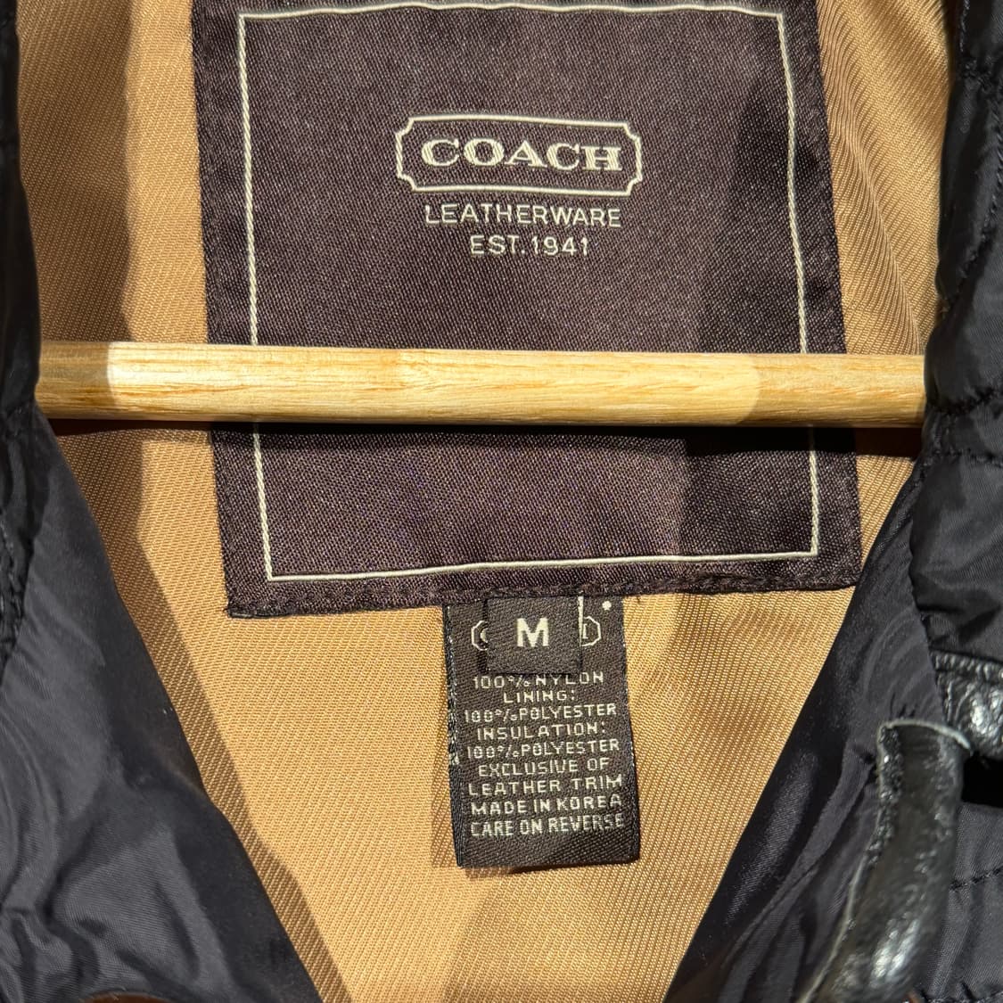 Coach 코치 여성 cc로고 퀼팅 자켓 M 상품이미지2