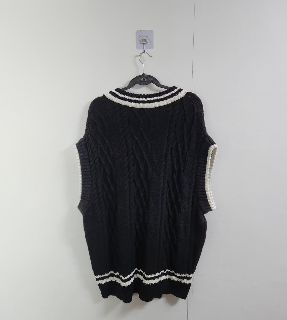 라이프워크 니트조끼 브이넥조끼 꽈배기조끼 110 상품이미지2