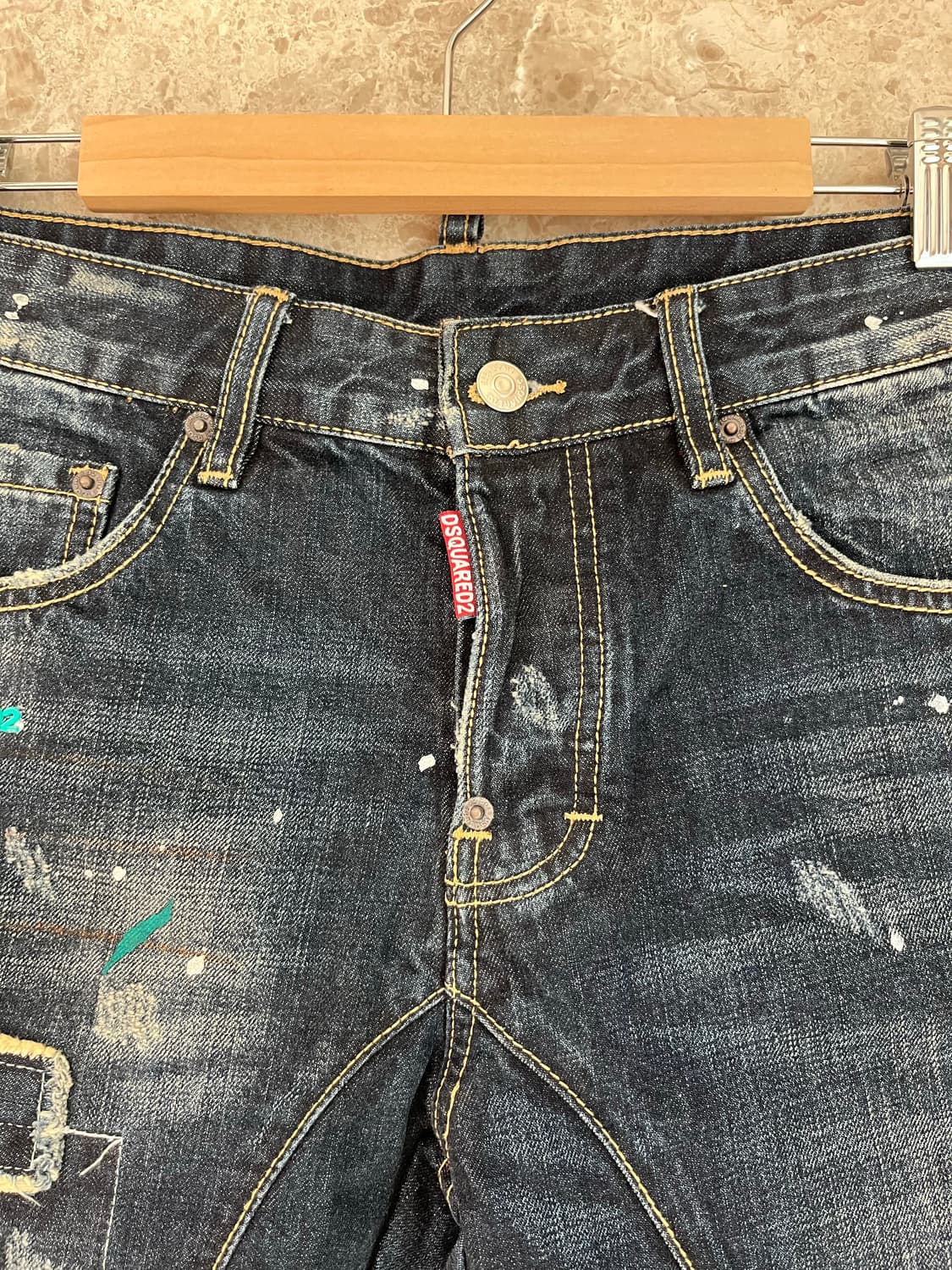 디스퀘어드2 남성 데미지 청바지 46 상품이미지3