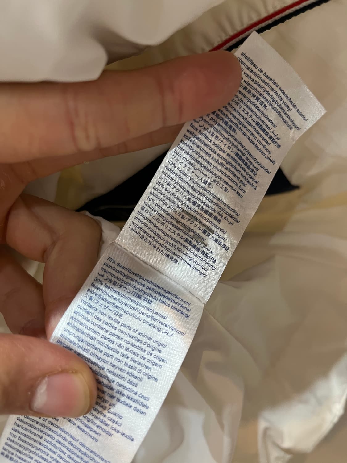 타미힐피거 덕다운 화이트 패딩조끼 베스트 우먼즈 S 상품이미지6