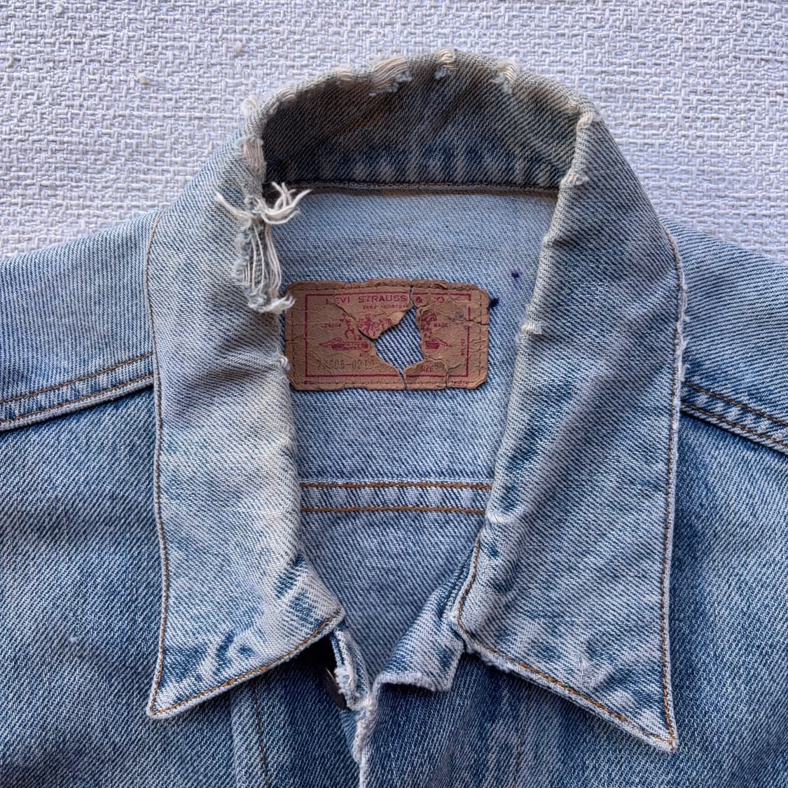 80s USA 리바이스 Levi’s 70506 데님 트러커 자켓 상품이미지8