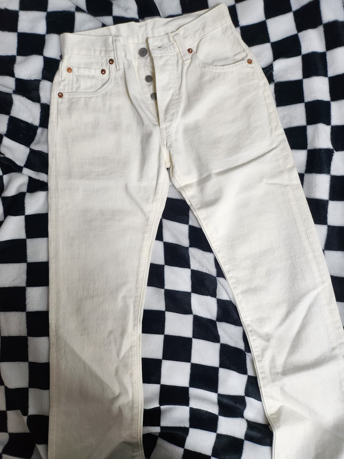 fullcount 풀카운트 화이트 데님팬츠 상품이미지2