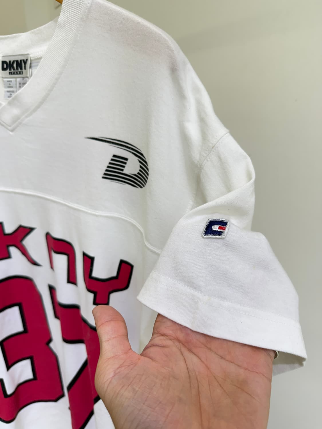 빈티지 DKNY 프린팅 티셔츠  상품이미지4