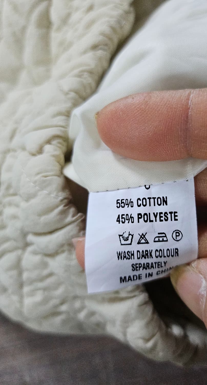 퀼팅 프릴 조끼 아이보리 여성용  M 상품이미지3