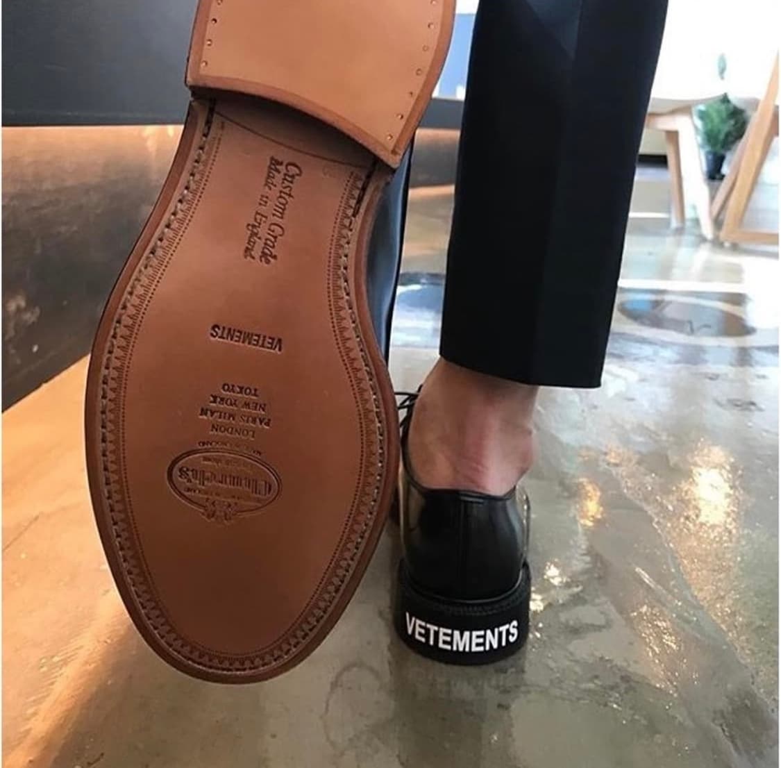 베트멍 처치스 새넌 더비 슈즈 블랙 / 42 상품이미지1