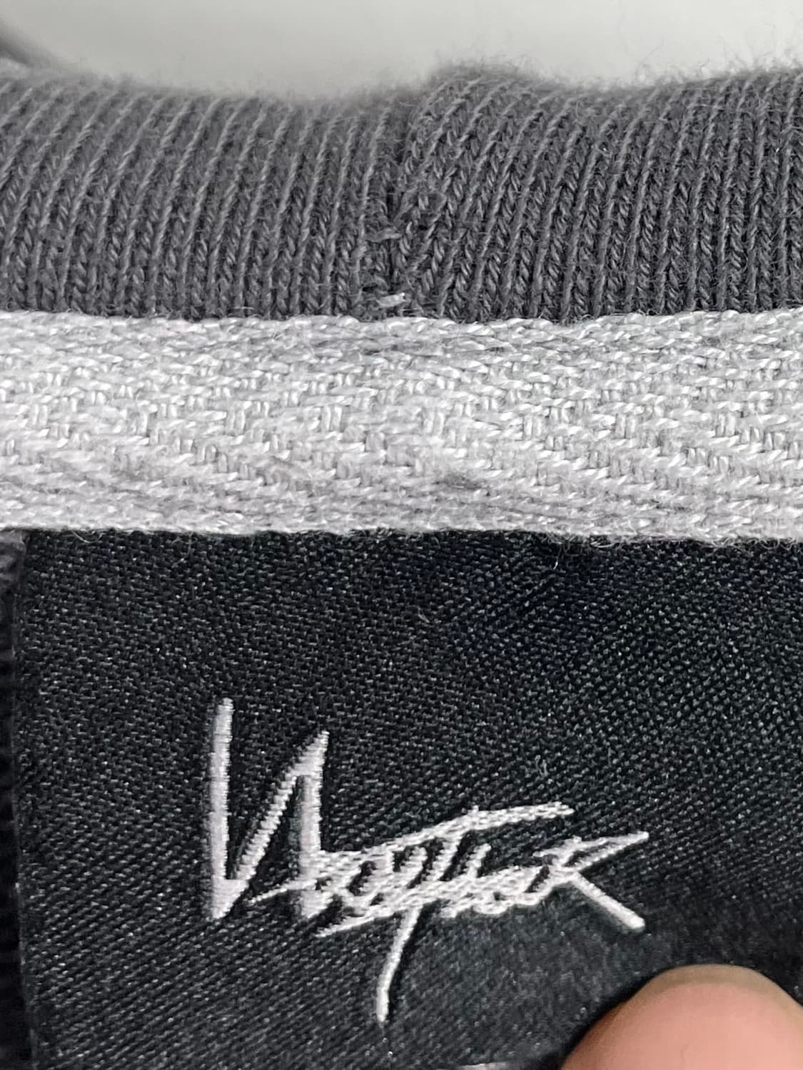 VTG 그레이 디트로이트 박시핏 후드집업 (on.418) 상품이미지5