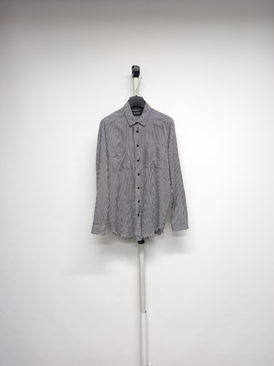 쿠플스 춘하추 체크 긴팔블라우스 44 55 상품이미지1