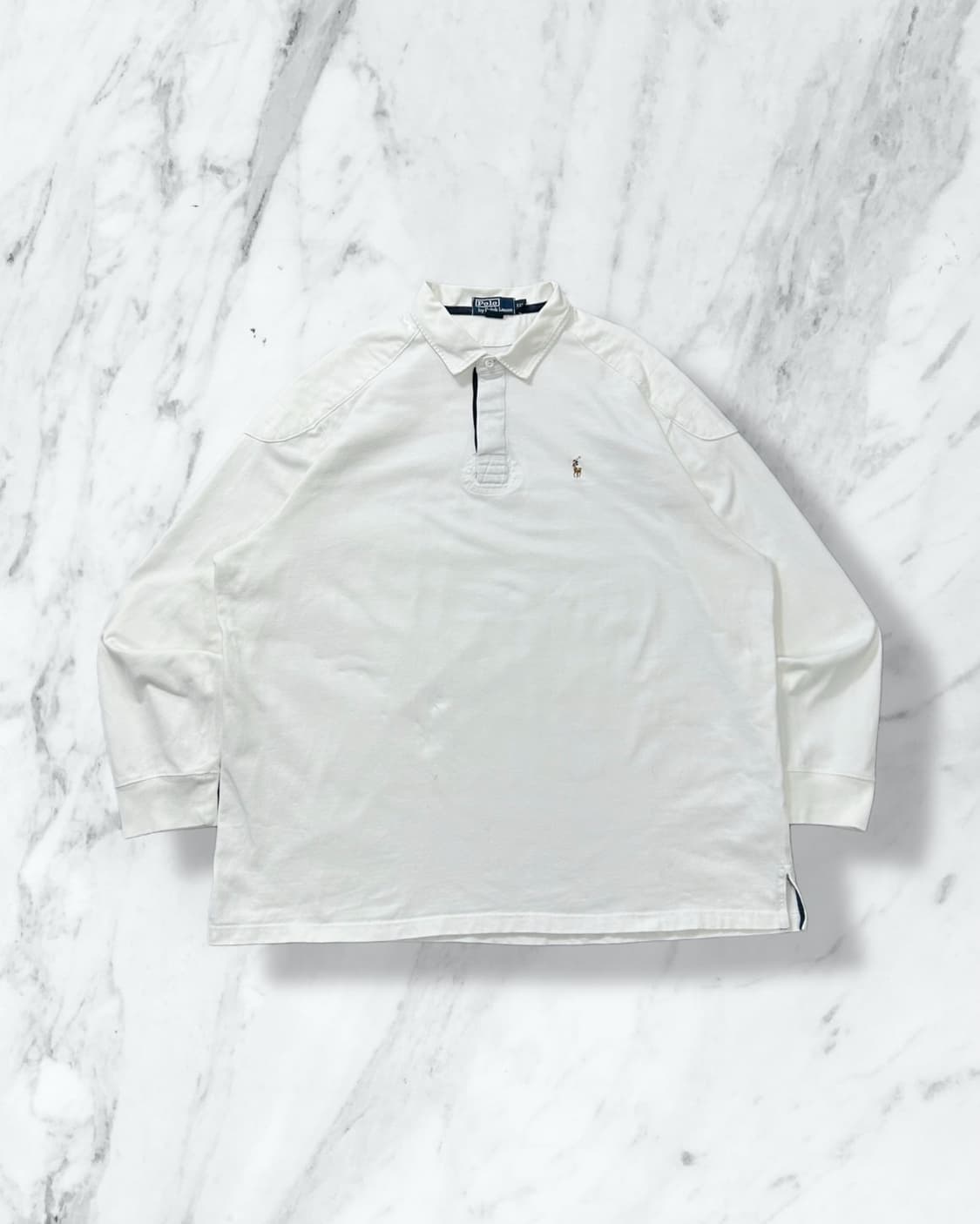 폴로 랄프로렌 숄더 패치 럭비 티셔츠  상품이미지1