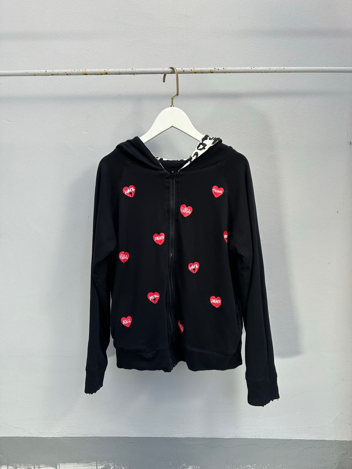 HELL CAT PUNKS 리버시블 후드집업 상품이미지2