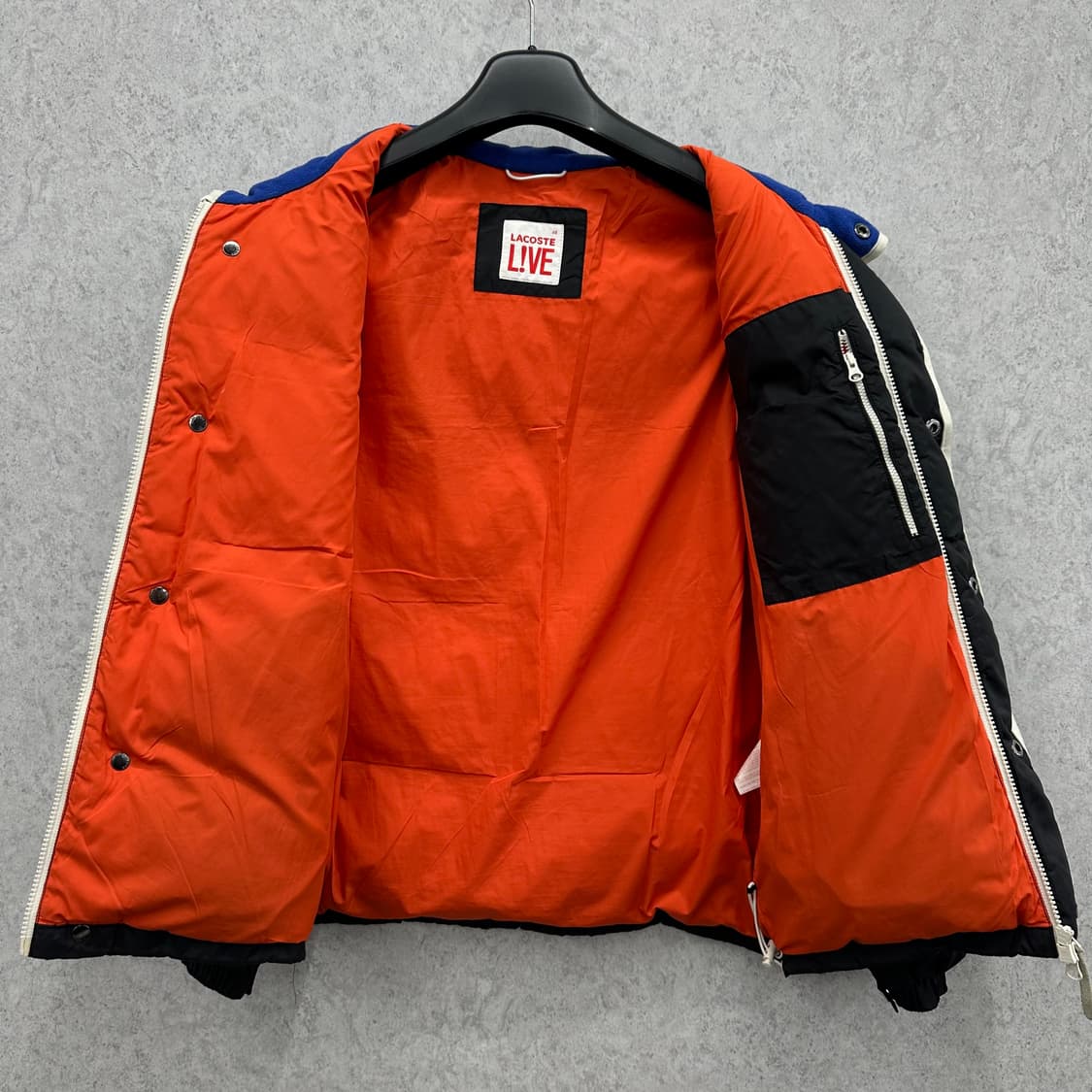 95 라코스테 화이트 라인 포인트 남자 덕다운 패딩 상품이미지3