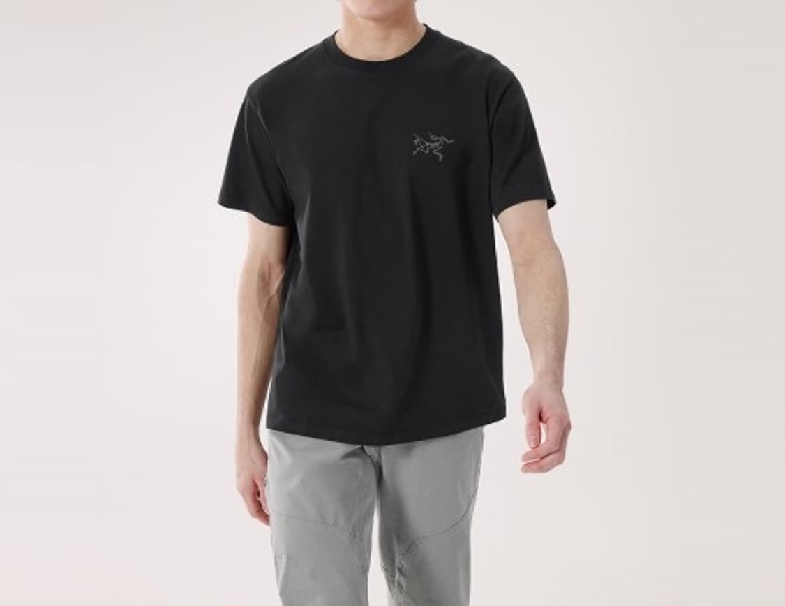 아크테릭스 Kragg SL Cotton SS M 반팔티(블랙, 화이트) 상품이미지2