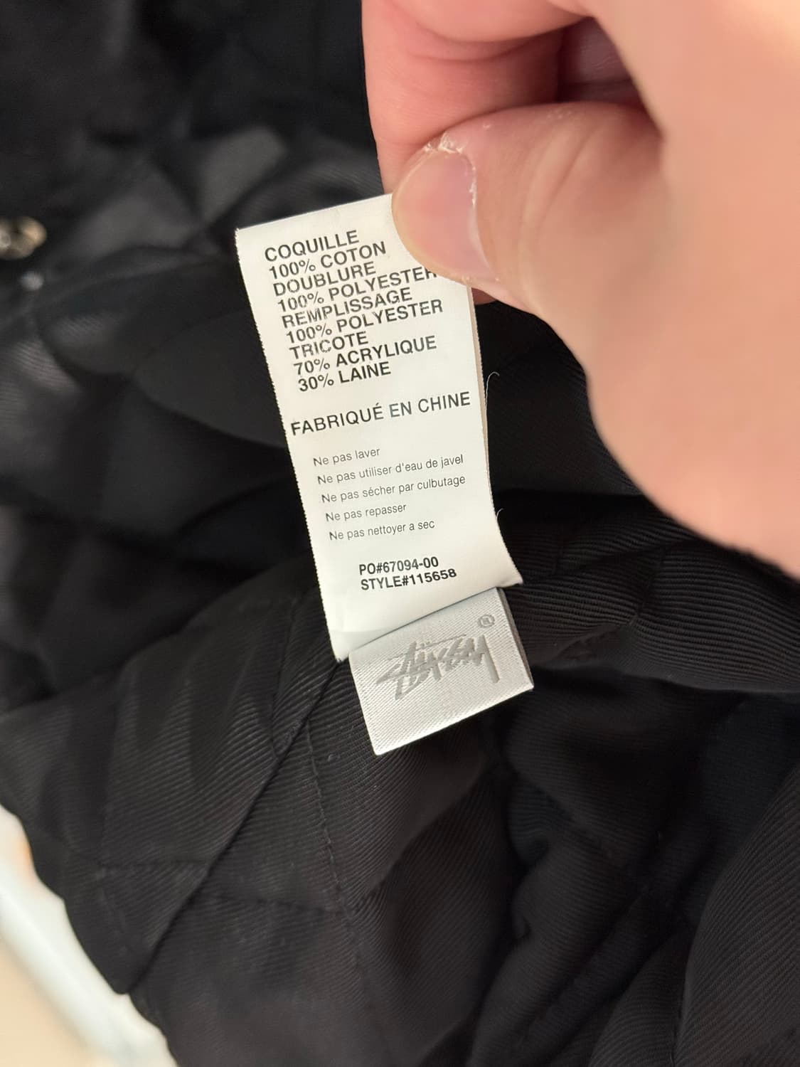 스투시 수베니어 바시티 스타디움자켓 m 상품이미지3