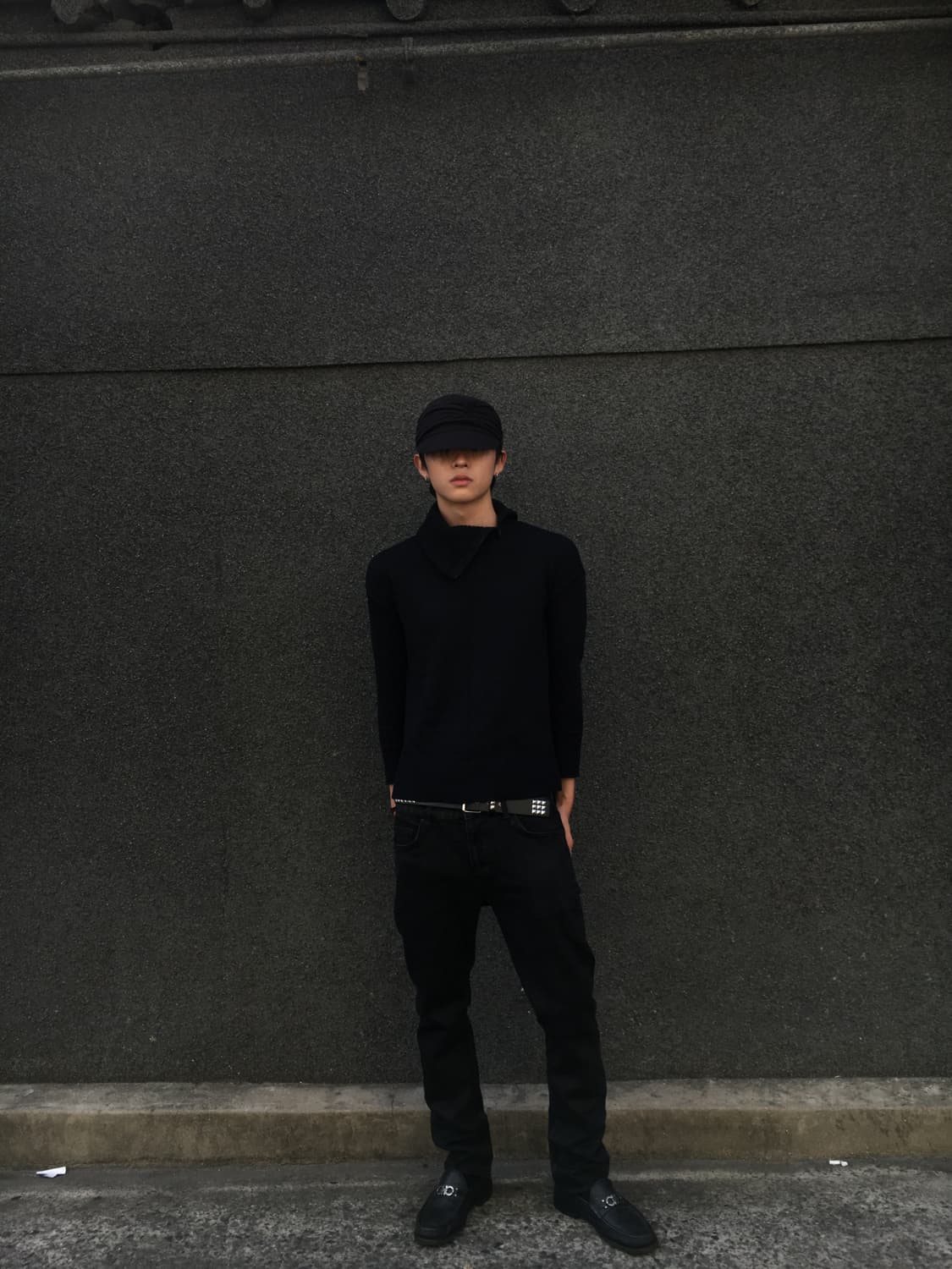 Michael Bastian oblique line zip-up knit 상품이미지1