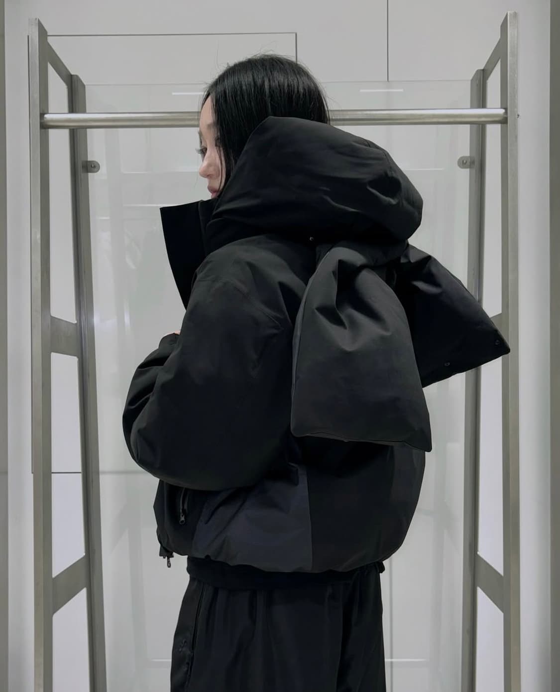 오호스 detachable muffler daown jacket 1 상품이미지3