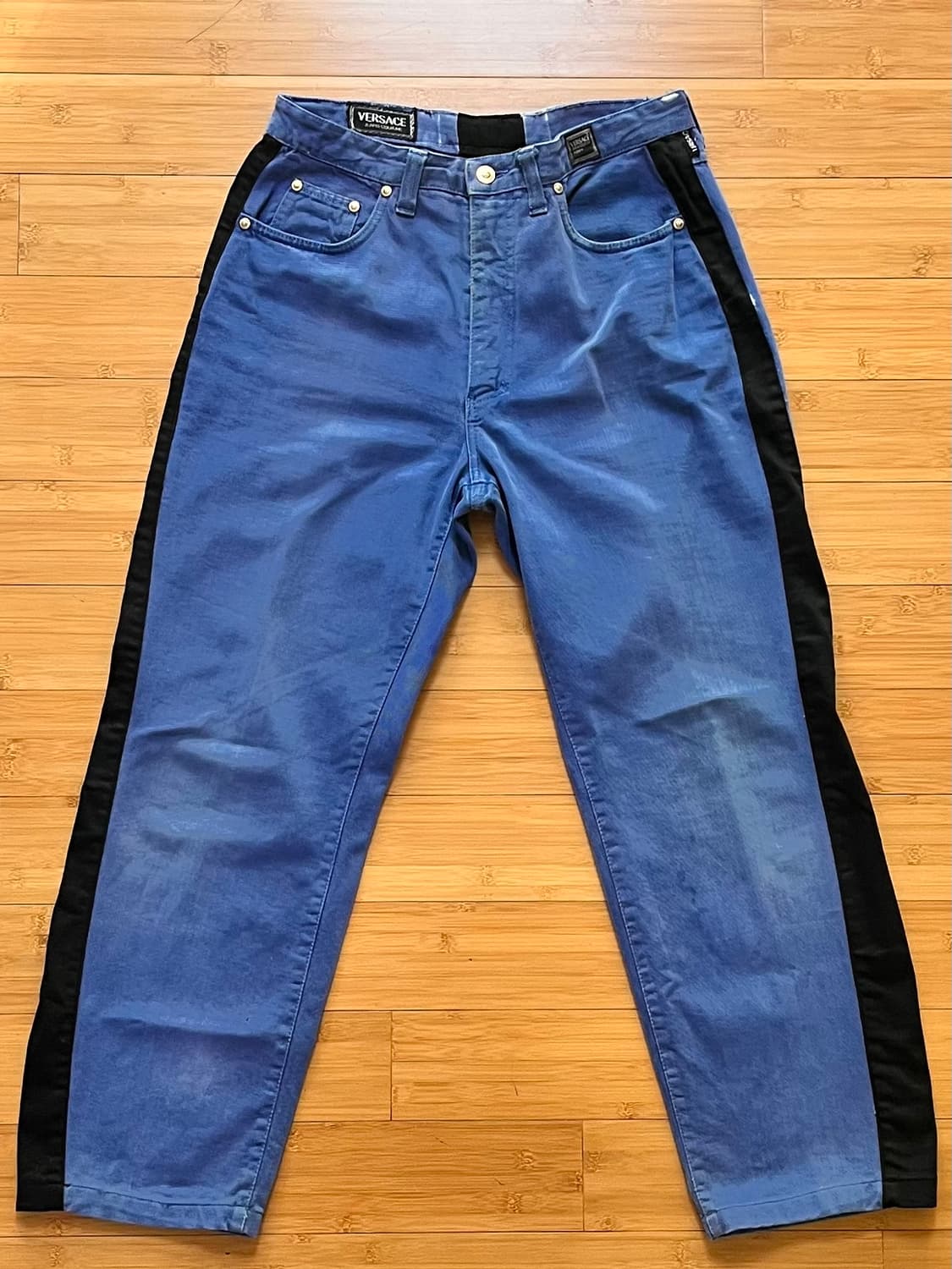베르사체 배색 데님팬츠  상품이미지2