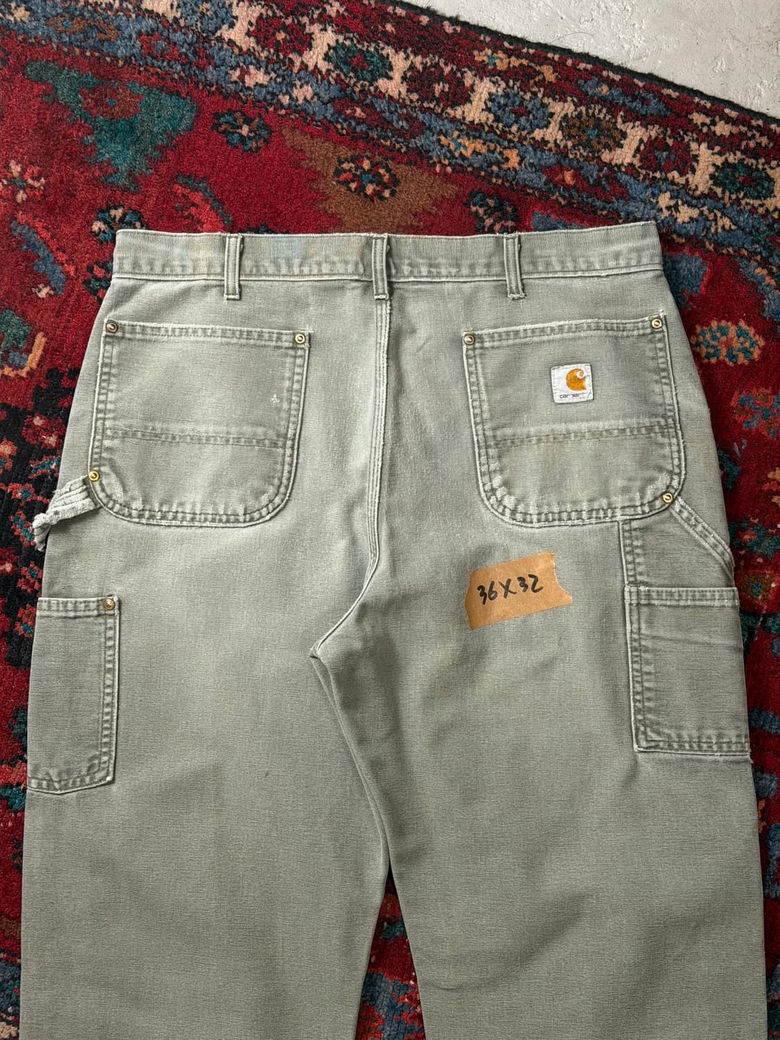 OG 칼하트 더블니 모스그린 칼하트 B01 MOS 썩블니 상품이미지6