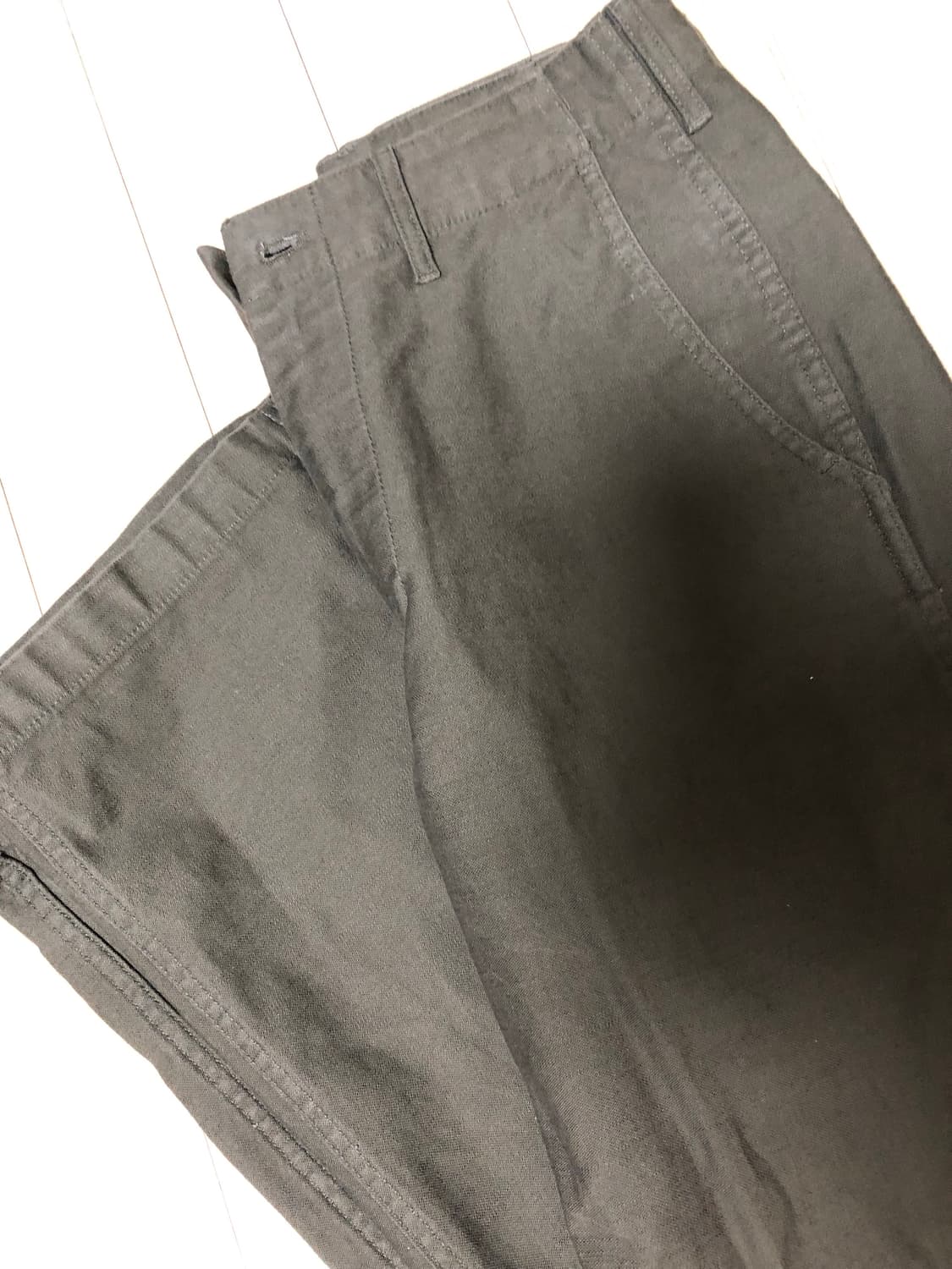 [28] 무탠다드 백 사틴 오피서 팬츠 브라운 상품이미지2
