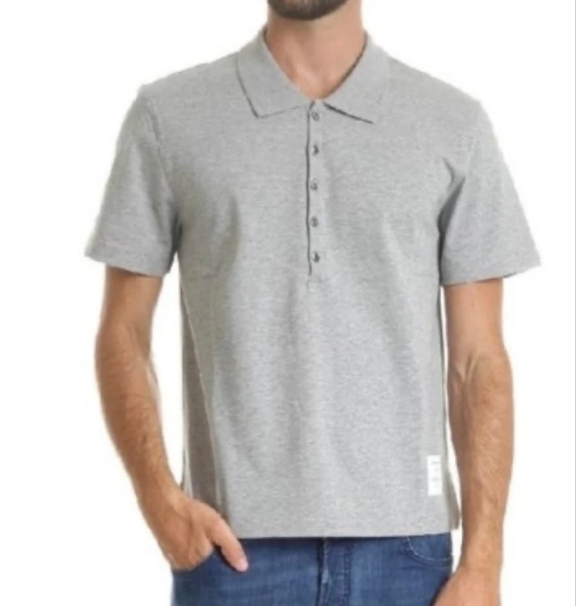 톰브라운 남성 폴로셔츠 회색, MJP052A-00042055 상품이미지1