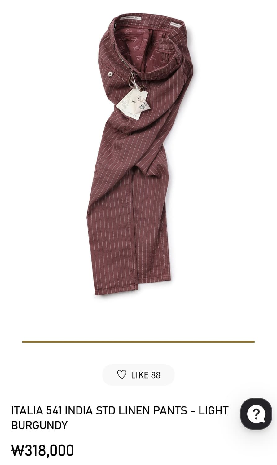 이태리 카모플라주 린넨펜츠/34 상품이미지1