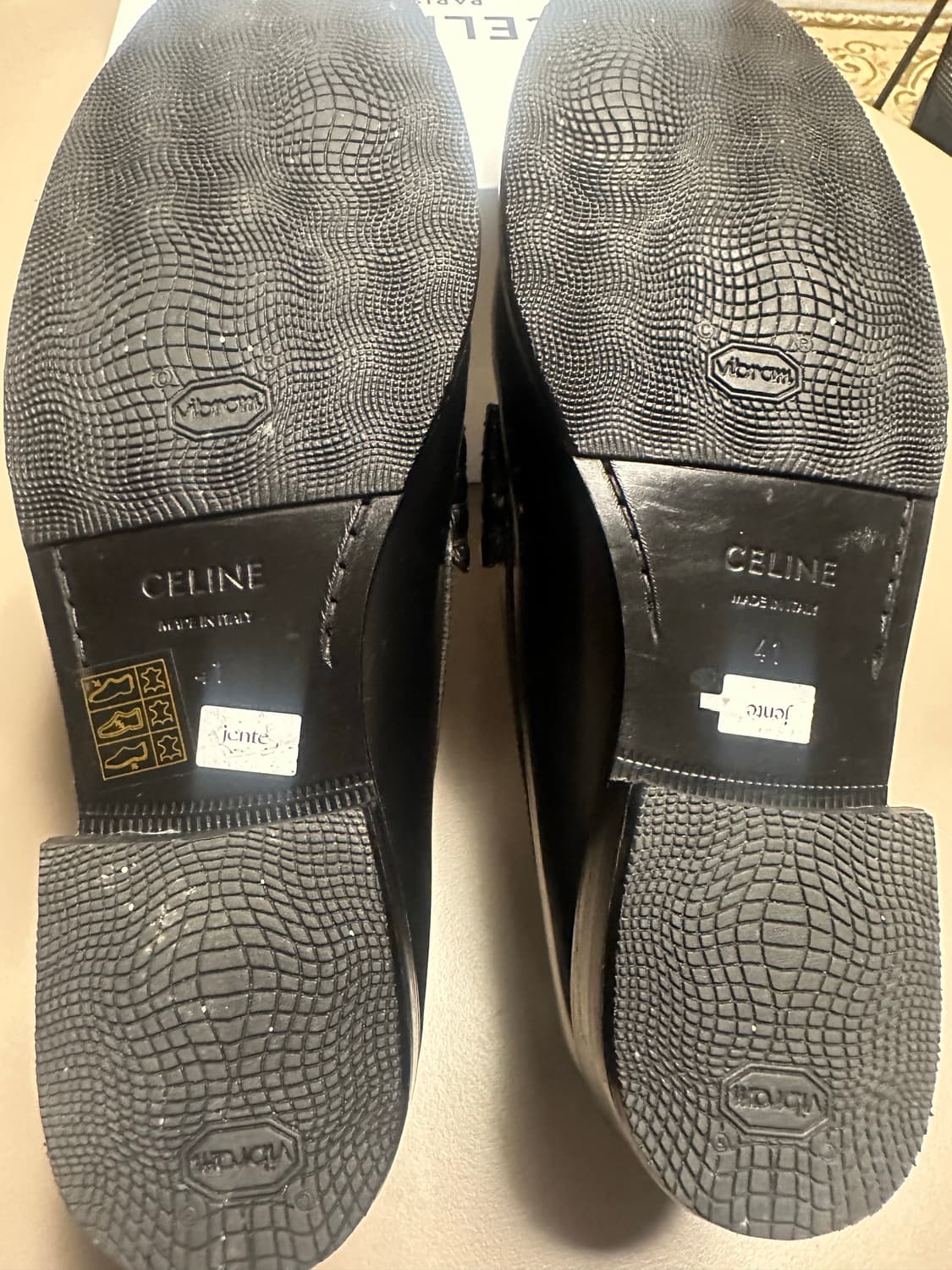 셀린느 남성 트리옹프 루코 로퍼 41 (260mm) 블랙 상품이미지7