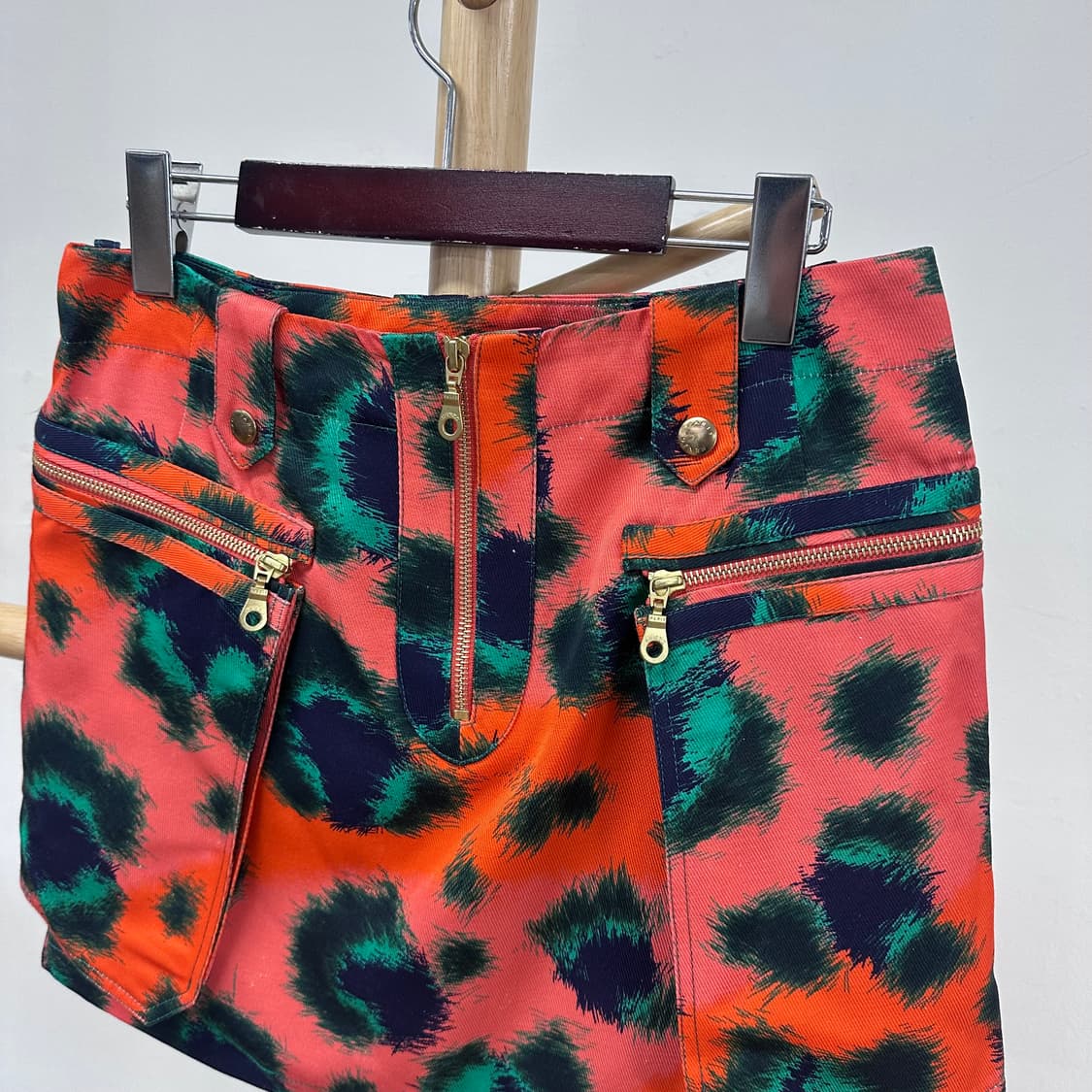 KENZO 겐조 패턴 스커트 치마 36 (허리단면37cm) 정품 상품이미지2