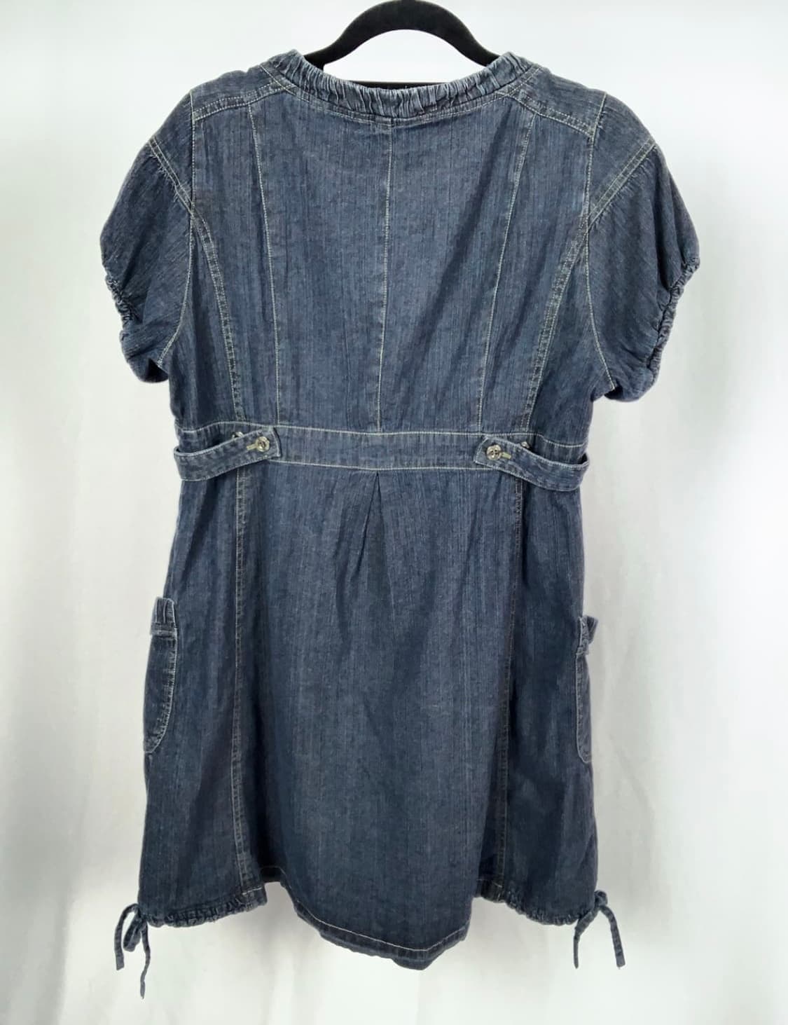 빈티지 레이어드 데님 포켓 원피스 상품이미지4