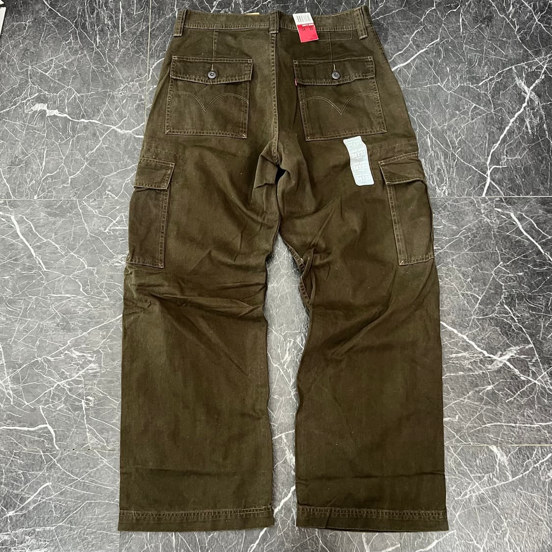 리바이스 더블포켓 카고 루즈스트레이트 팬츠 브라운 상품이미지5