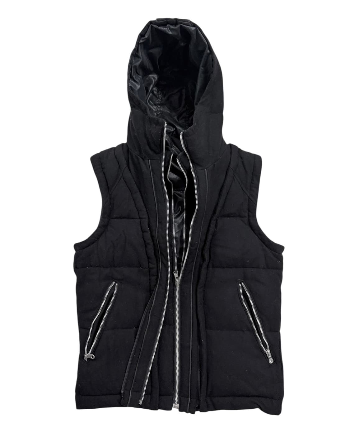 ppfm 레이어드 리버시블 울 나일론 베스트 상품이미지7