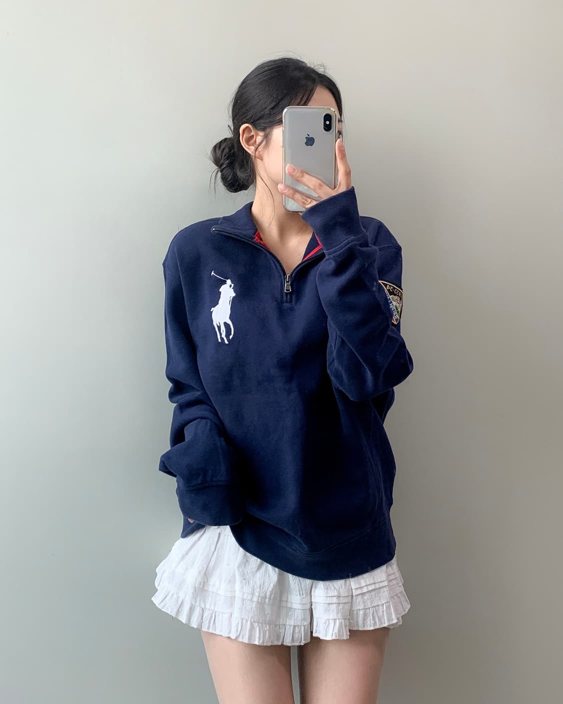 폴로 빅포니 반집업 니트 상품이미지2