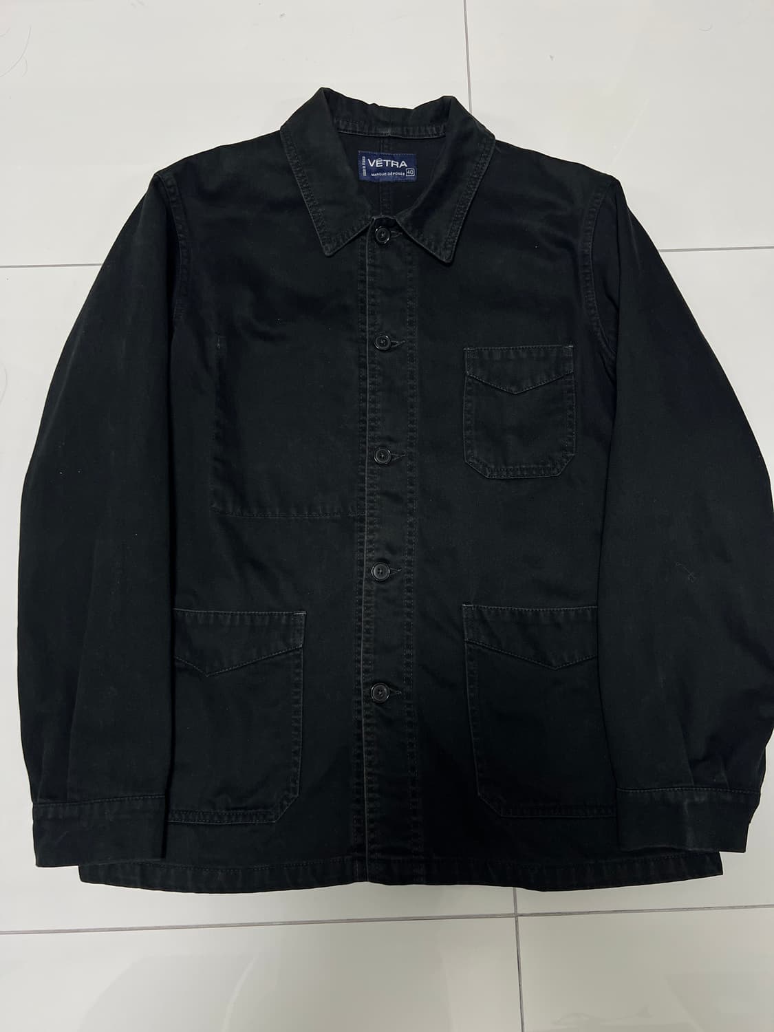 택포15) 베트라 몰스킨 프렌치 워크자켓 블랙 100 상품이미지1