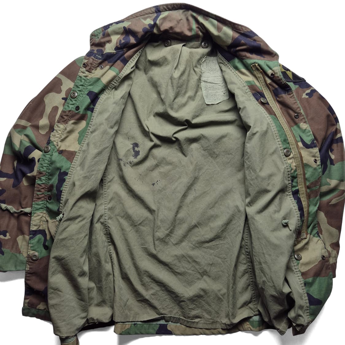 [S] 80s 빈티지 우드랜드 카모 m65 필드자켓 상품이미지6