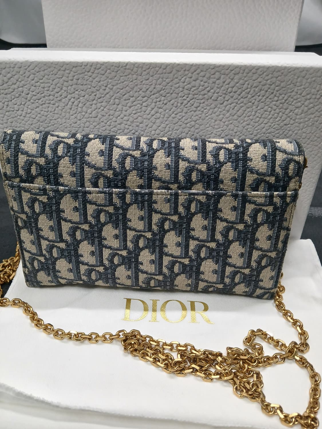 디올 오블리크 새들 체인 파우치 S5614CTZQ 상품이미지3