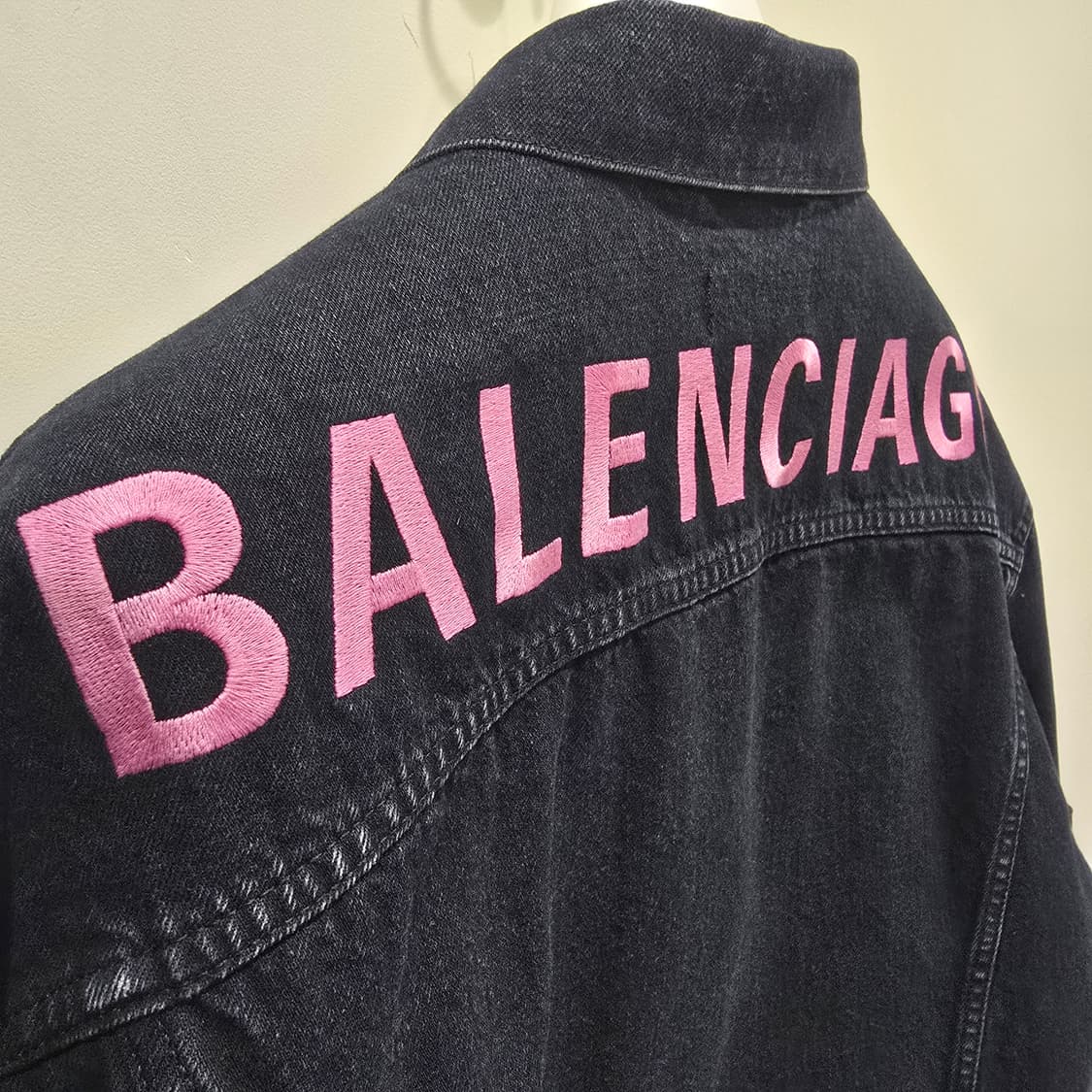 [중고/정품] 발렌시아가 백로고 데님 자켓 상품이미지3