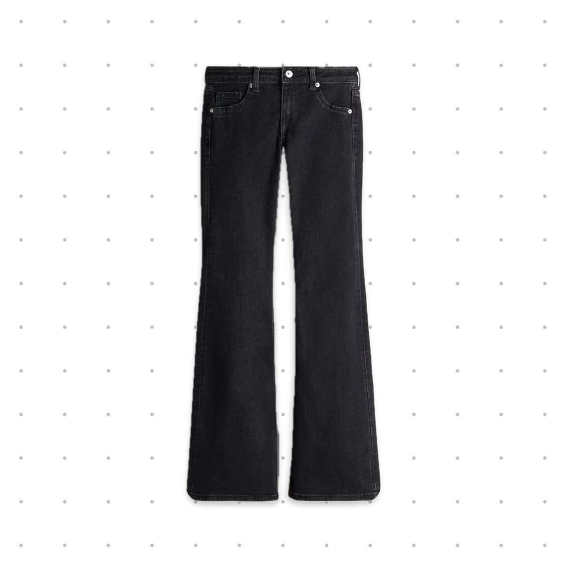 LOW RISE FLARE JEANS 상품이미지1