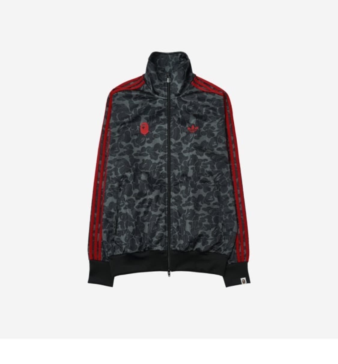 아디다스 x 베이프 올오버 프린트 트랙 탑 블랙-KR 사이즈 상품이미지1