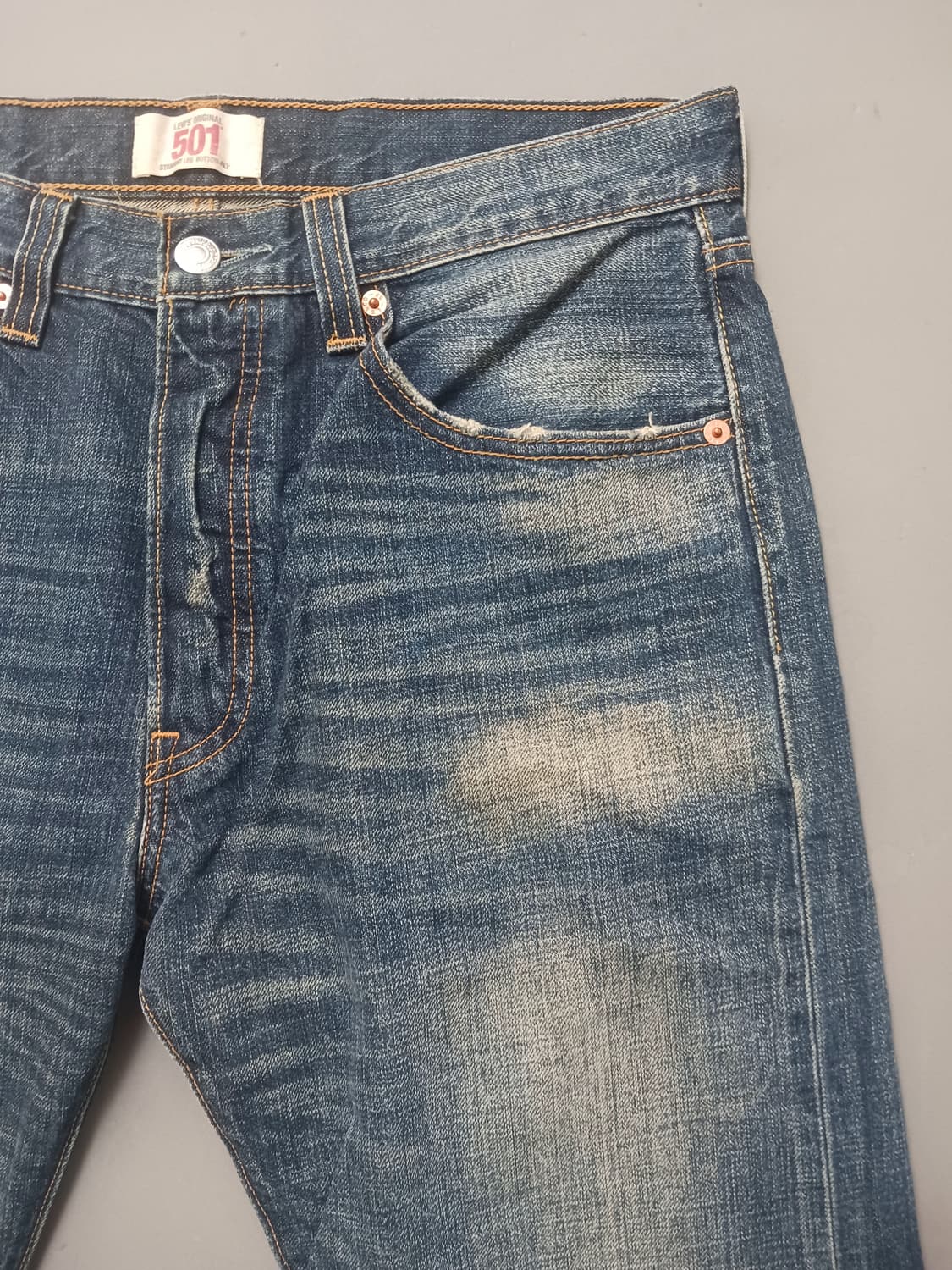 [32] 리바이스 501빈티지 워싱 오리지널진 청바지 상품이미지4