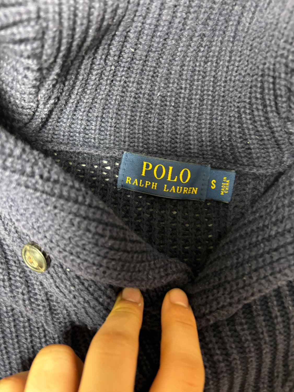 폴로 랄프로렌 숄카라 니트 (s) 상품이미지3