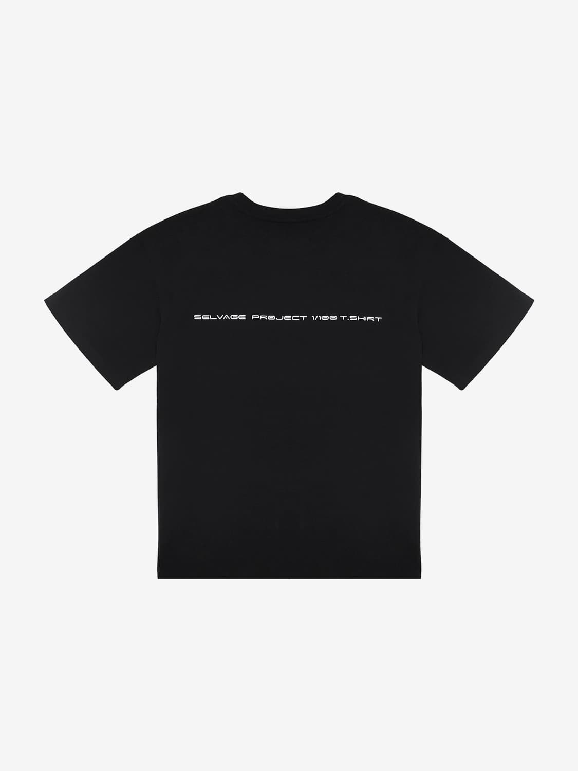 셀비지프로젝트 1/100 t shirt "egg" (black) 상품이미지5